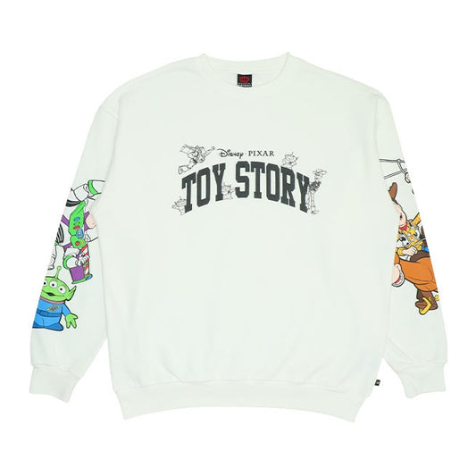 Disney Store - Babydoll Toy Story Ärmeldruckpullover Woody Buzz Lightyear Bullseye 9619A - Sweatshirt