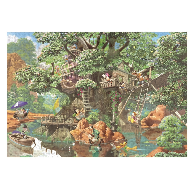 Disney Store - Mickey & Friends Puzzle 1000 Teile "Baumhaus im Wunderwald" - Puzzle