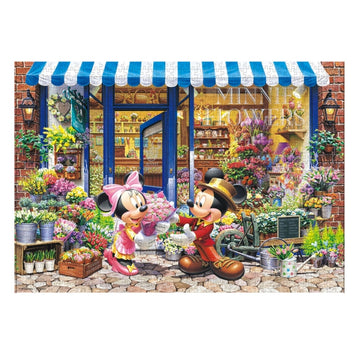 Disney Store - Mickey & Minnie Miniatur-Puzzle 1000 Teile "Minnies Blumenshop" - Puzzle