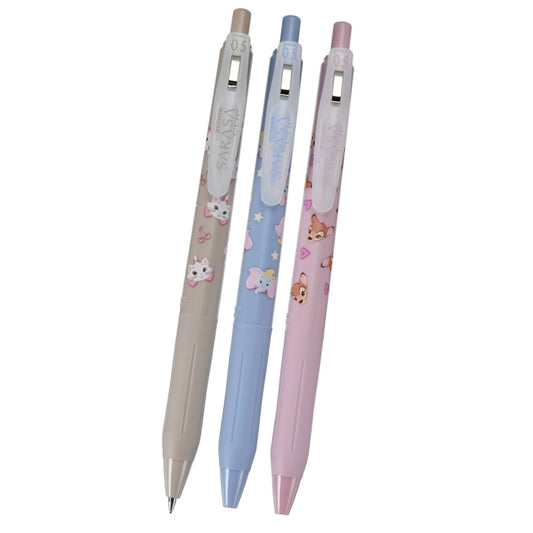 Disney Store - Marie, die elegante Katze, Bambi, Dumbo Sarasa Clip 0.5 Gel-Kugelschreiber Set - Schreibwaren