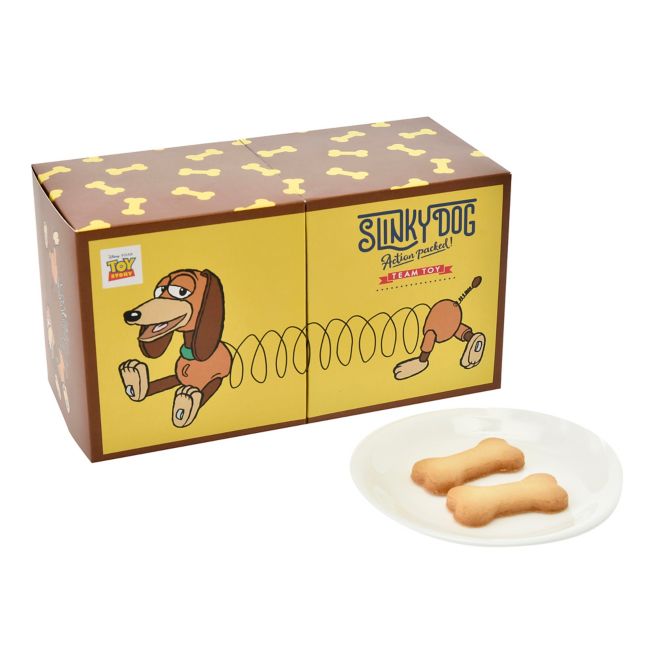 Disney Store - Slinky Dog Cookie Box Fun Box Ever Green - Storage Box