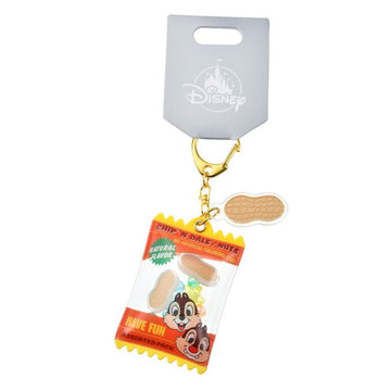 Disney Store - Chip & Dale Schlüsselanhänger mit Süßigkeitenverpackung - Accessoire