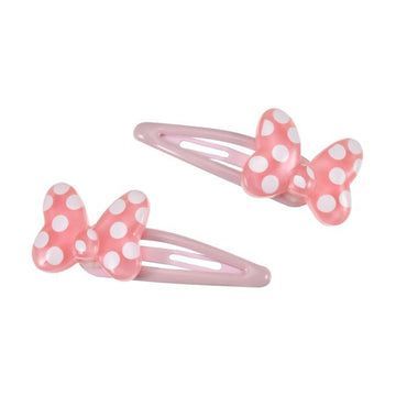 Disney Store - Minnie Haarspangen Set mit Schlafschleife - Haaraccessoire