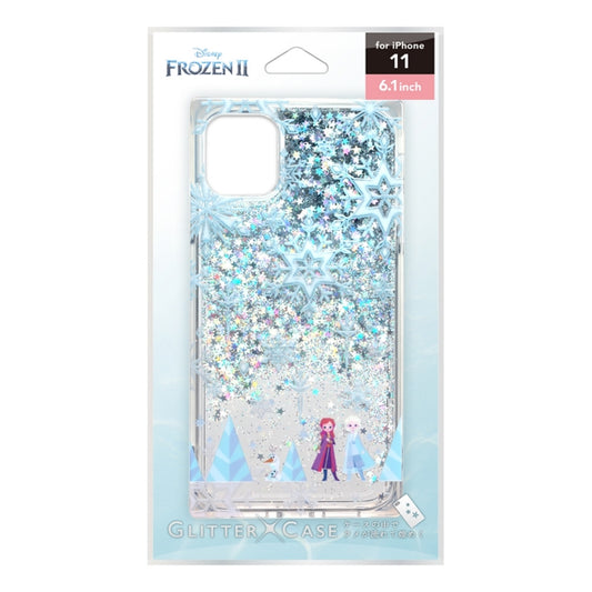 Disney Store Frozen 2 Blue Glitter Case for iPhone 11 Phone Case