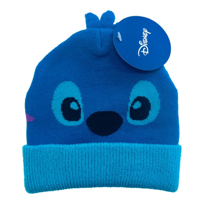 Disney Store - Disney Children's Stitch Face Knitted Hat - Headwear