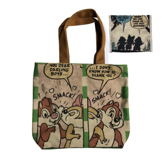 Disney Store - Disney Rendezvous Leinen-Look Tote Bag - Handtasche Japan Disney Store