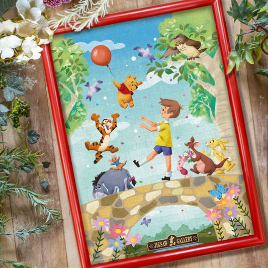 Disney Store - Winnie the Pooh 300 Piece Puzzle "Welcome Back! (Winnie the Pooh)" - Puzzle