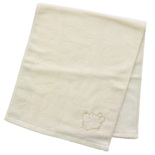 Disney Store Winnie the Pooh Face Towel Plain Yellow Towel