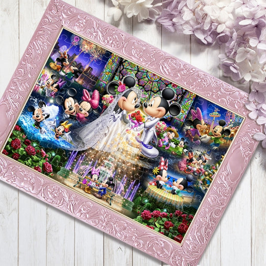 Mickey Mouse Holographic Crystal Puzzle 108 pieces "Eternal Vows - Wedding Dream"