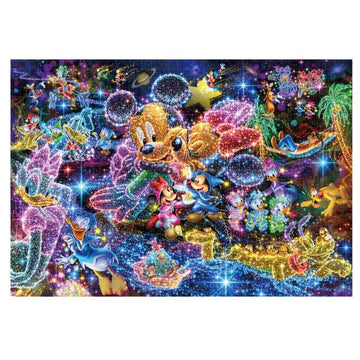 Disney Store - Disney Charakter Puzzle Stained Art 1000 Teile „Wish upon the Starry Sky...“ - Puzzle