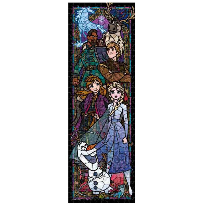 Disney Store - Frozen 2 Puzzle Stained Art Tight 456 Stück Ana und die Schneekönigin 2 Glasmalerei - Puzzle Japan Disney Store