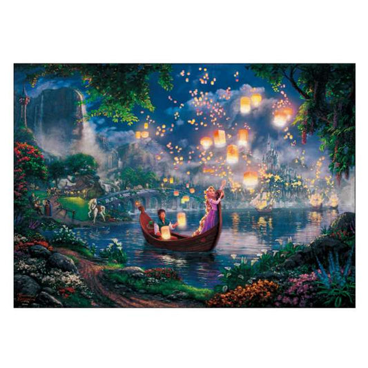 Disney Store - Rapunzel Puzzle 2000 Teile Special Art Collection Thomas Kinkade „Tangled“ - Puzzle Japan Disney Store