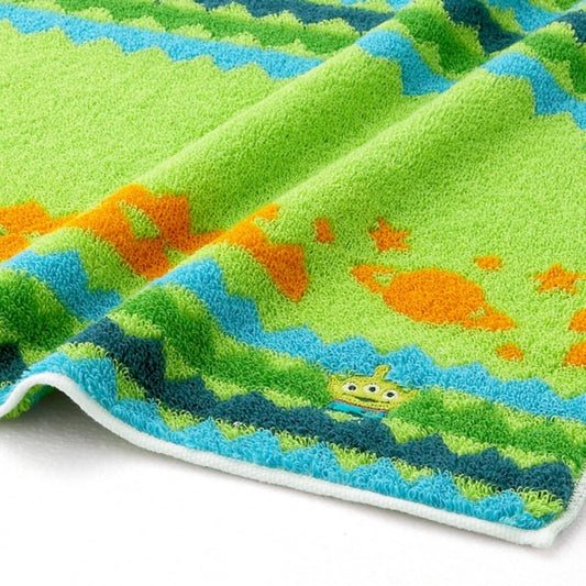 Disney Store - KIDEA Bow Washcloth IRODORU Little Green Men - Towel