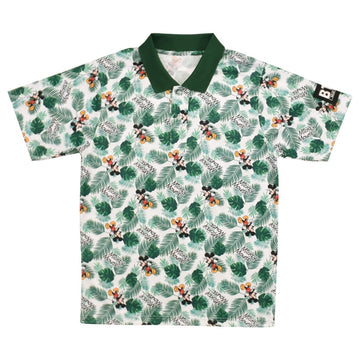 Disney Store - Mickey Mouse Leaf Print Polo Shirt - Clothing