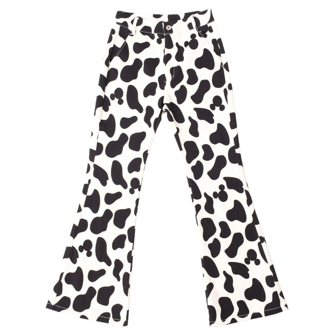 Disney Store - Mickey Mouse Hidden Mickey Pattern Flare Pants (4GEEKs by SPIRALGIRL) - Pants