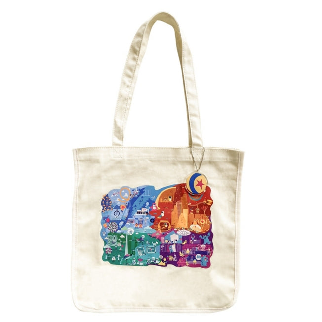 Disney Store - PIXAR Acrylic Pendant Square Tote - Bag