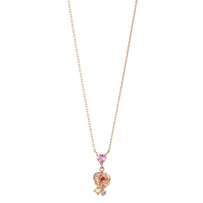 Disney Store - DI-PN1828YSP Disney Prinzessin Belle / Pinkgold Halskette - Schmuck Japan Disney Store