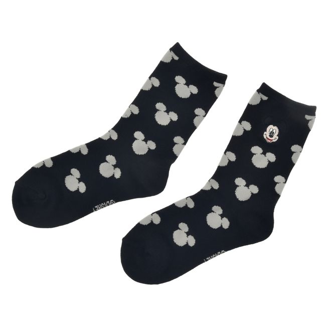 Disney Store - Mickey Icon Muster Socken mit Gesichtsstickerei 23-25 - Socken