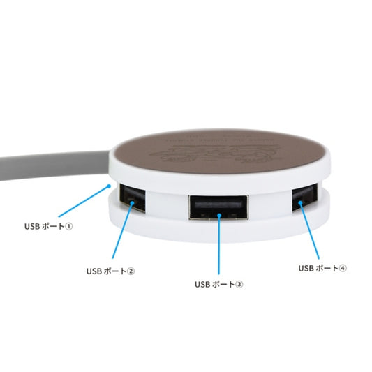 Disney Store - Chip &amp; Dale Round USB Hub DN-998CD - Electronics Accessories