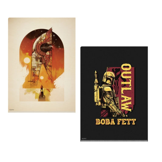 Star Wars Boba Fett Clear File Set