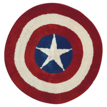 Disney Store - Marvel Captain America Runde Hakenmatte - Wohnaccessoire