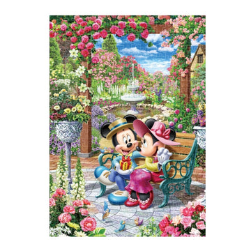 Disney Store - Mickey & Minnie Pure White Puzzle 500 Pieces "Royal Garden of Love" - Puzzle