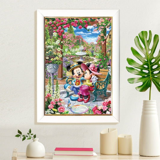 Disney Store - Mickey & Minnie Pure White Puzzle 500 Pieces "Royal Garden of Love" - Puzzle