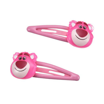 Disney Store - Lotso Sleepyhead Face Hair Clip Set - Hair Accessories