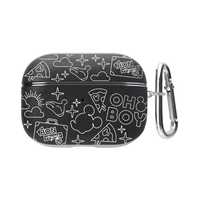 Disney Store Mickey Mouse Black AirPods Pro PU Leather Case Accessories