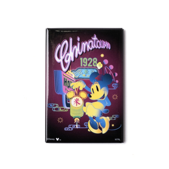 China Town Disney Neon Minnie Magnet