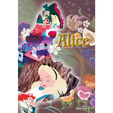 Disney Store - Yano Man Alice Petit (Transparent Piece) 70 Piece Silhouette Memory-Alice-10x14.7cm - Puzzle