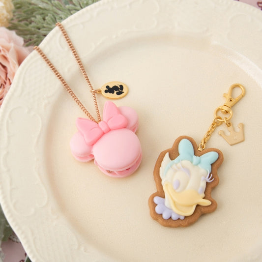 Disney Store - Minnie Maus Halskette Erdbeermilch Macaron - Schmuckstück Japan Disney Store