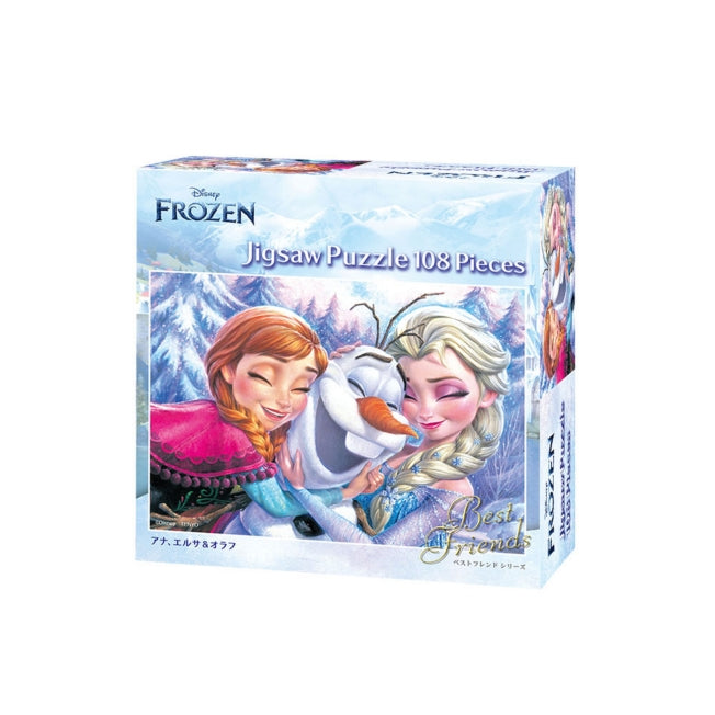 Disney Store - Die Eiskönigin Puzzle 108 Teile "Anna, Elsa & Olaf" - Puzzle