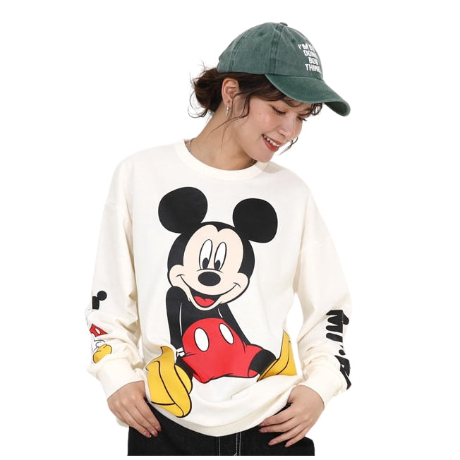 Disney Store - Mickey Matching Big Face Sweatshirt 9843A - Unisex Sweatshirt