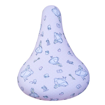 Disney Store - Kids Saddle Cover with Full Color Charicap Disney Alice Dot - Bicycle Accessories