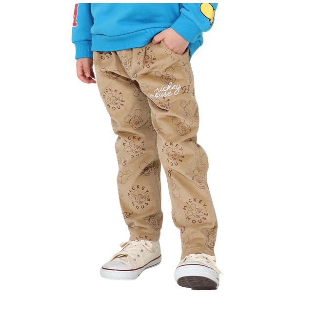 Disney Store - Mickey Cordhose Langhose 0041K / Babygröße Kinder Lounge Wear Stretch-Cordhose - Lange Hose