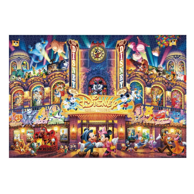 Disney Store - All Characters Luminous Puzzle 2000 Pieces "Disney Dream Theater" Puzzle