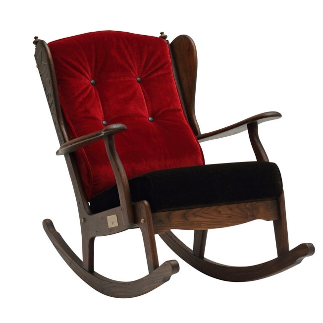 Disney Store - Karimoku Furniture Mickey Rocking Chair R35202VDK Red