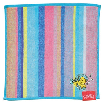 Disney Store - The Little Mermaid Flounder Mini Towel Blue Sleep - bathroom accessory