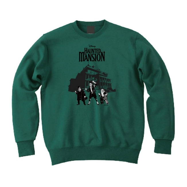 Disney Store - Chara Choice - Sweatshirt - Haunted Mansion - Ivy Green - 9.7oz - Disney Haunted Mansion Sweatshirt