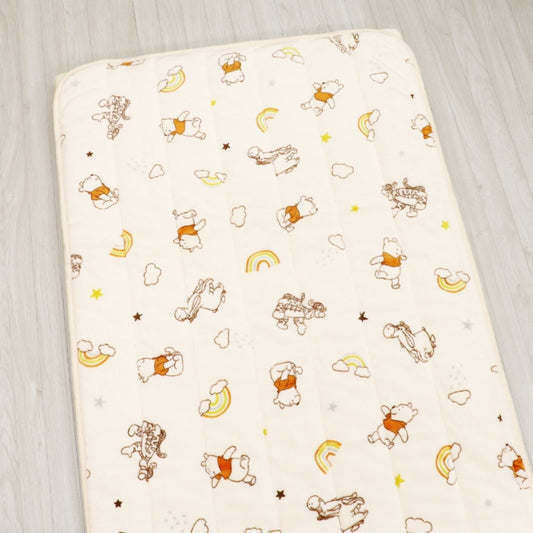 Disney Store Pooh &amp; Friends Warm Flannel Sheet - Bedding