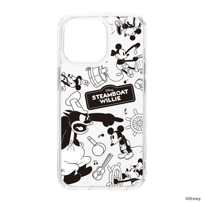 Disney Store - Dampfschiff Willie iPhone15ProMax Clear Hybrid Hülle - Handy Zubehör