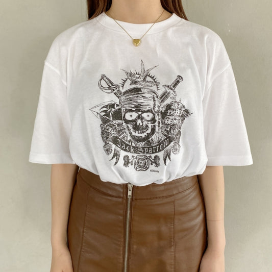 Disney Store - POC/Skull/Big Silhouette T-Shirt/Weiß - T-Shirt