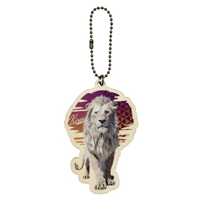 Disney Store - Der König der Löwen: Mufasa Holz Schlüsselanhänger (Kiros) - Accessoire