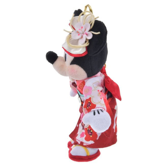 Disney Store - Minnie Kimono Plüsch Schlüsselanhänger - Accessoire