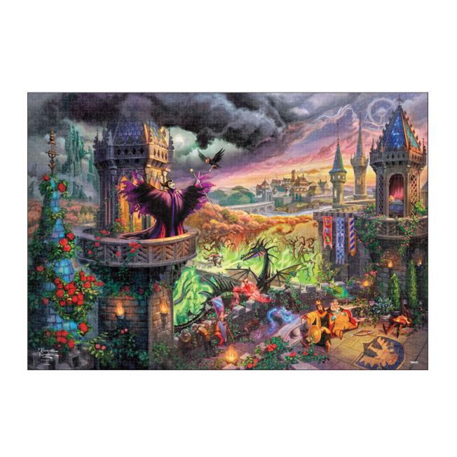 Disney Store - Maleficent 1000 Teile Puzzle "Maleficent" Special Art Collection <Canvas Style> - Puzzle