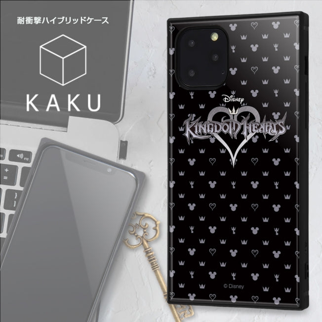 Disney Store - iPhone 11 Pro /『Kingdom Hearts』/ Shockproof Hybrid Case KAKU /『Kingdom Hearts/Symbol』【Commissioned Production】 - Mobile phone case