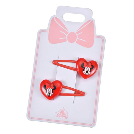 Disney Store - Minnie Haarspangen Set mit schlafendem Herz - Haaraccessoire