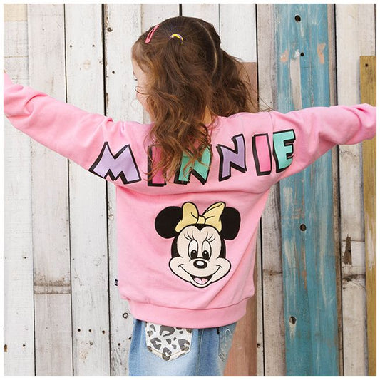 Disney Store - Minnie Big Logo Tracksuit for Kids - Pullover