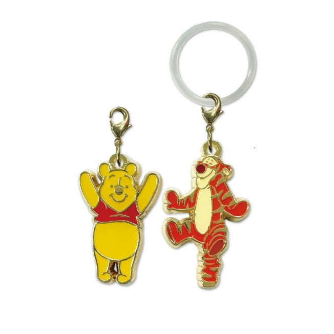 Disney Store - Winnie the Pooh Metall Marker Anhänger Set (Pooh & Tigger) - Accessoire Japan Disney Store